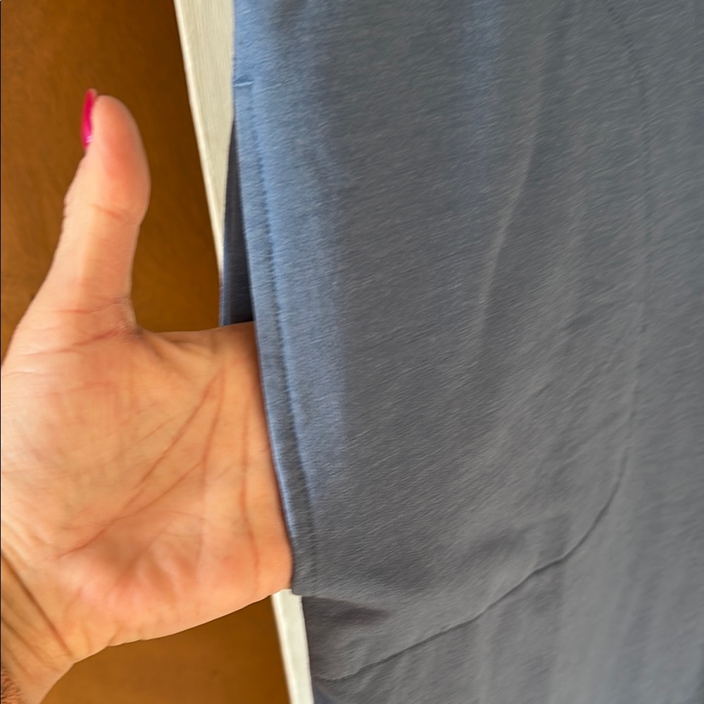 AnyBody Blue Jumpsuit - Picture 3 of 6